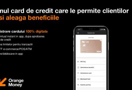 Orange Money lansează un card de credit ce oferă 3% cashback la orice plată în Orange și extra opțiuni de "bani înapoi" la supermarket sau în străinătate [VIDEO]