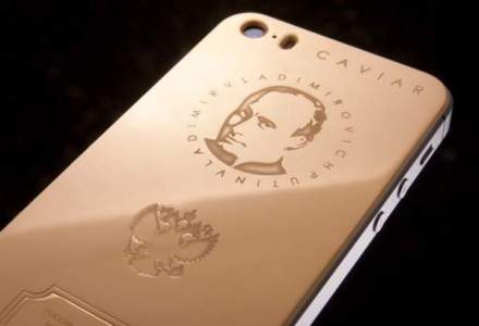 Cel mai nou iPhone: din aur si gravat cu chipul lui Vladimir Putin