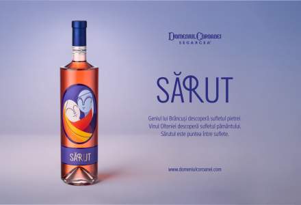 (P) Domeniul Coroanei Segarcea lansează vinul SĂRUT, un omagiu adus lui Brâncuși