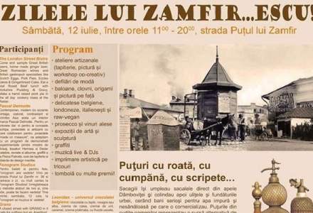 Zilele lui Zamfirescu: o strada din centrul Bucurestiului, deschisa pietonilor pentru balci ca pe vremuri