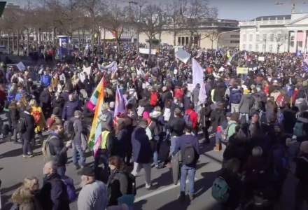 Violențe în Germania în cadrul protestelor organizate împotriva restricțiilor