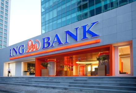 ING Bank anunță o scădere puternică a profitului, dar crește pe credite și rămâne pe locul 4 în clasamentul băncilor din România