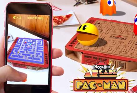 Pizza Hut lansează cutii de pizza pe care poți juca Pac-Man