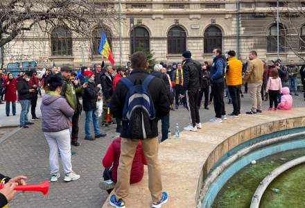 Noi proteste în București împotriva restricțiilor COVID-19