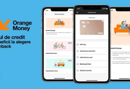 Clienții Orange Money pot obține cardul de credit 100% online, direct din aplicație