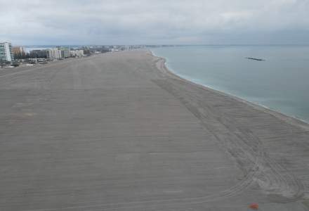 Stațiunea Mamaia va avea din acest sezon estival o suprafață de plajă nouă