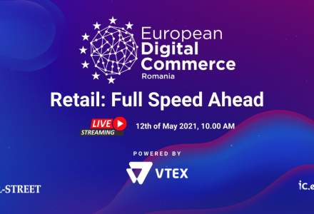 European Digital Commerce, by VTEX: Înscrie-te gratuit și fii alături de specialiști locali și internaționali