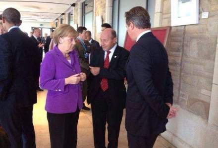Basescu, discutii cu Obama, Merkel, Cameron, la summit-ul NATO [FOTO]