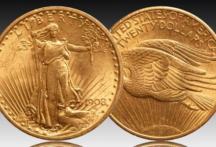 Licitația record: 18,9 milioane de dolari pentru o monedă americană de aur
