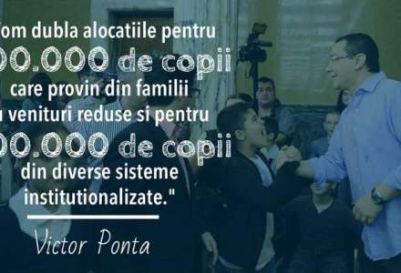 Cadourile electorale ale Guvernului Ponta: pensii mai mari, alocatii duble si alocari bugetare pentru primari