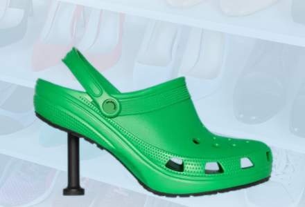 Balenciaga lansează papuci Crocs mai scumpi decât salariul mediu în România