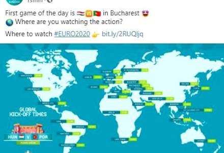UEFA a confundat Budapesta cu Bucureștiul într-o postare pe Twitter