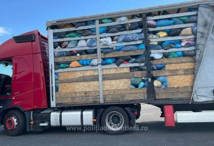 Opt automarfare cu deșeuri au fost oprite la intrarea în România, la Punctul de Trecere a Frontierei Nădlac II
