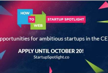 (P)Mentorat, oportunitati de investitii si premii in valoare de 20.000 USD la How to Web Startup Spotlight
