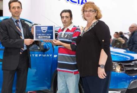 Dacia a vandut in octombrie exemplarul cu numarul 3 MIL.