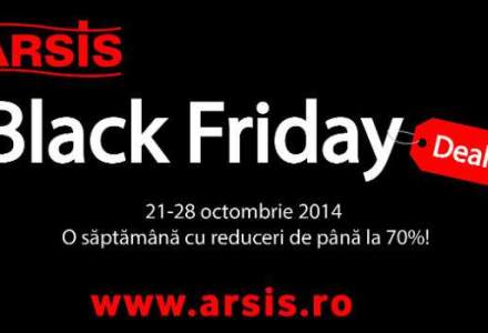 (P)Pe www.arsis.ro, Black Friday devine Black Week