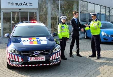 Politia a primit un Volvo V60 pentru 6 luni