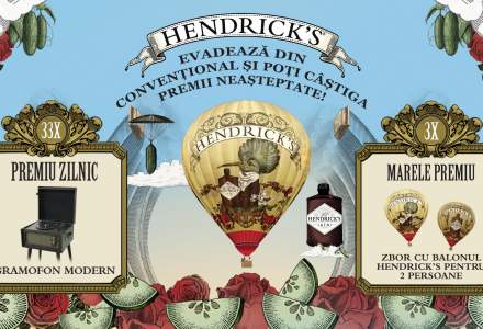 (P) Alexandrion Group anunță o campanie cu premii inedite, dedicată celor care iubesc Hendrick’s Gin