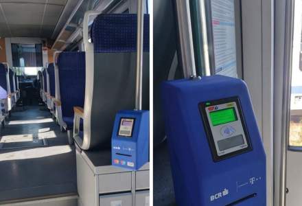 CFR Călători introduce plata cu cardul a biletului în tren: parteneriat cu BCR