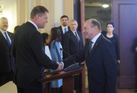 Klaus Iohannis, de fata cu Basescu: Vreau sa reconectez presedintele Romaniei la Constitutie