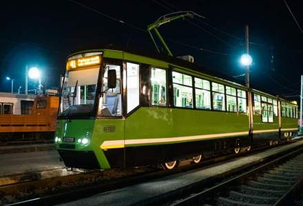 FOTO | Noutăți pe linia 41: au fost modernizate trei tramvaie