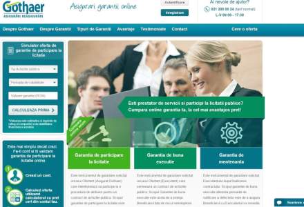 (P) garantii.gothaer.ro: Prima platforma online dedicata vanzarii asigurarilor de garantie de participare la licitatie din Romania