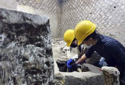 O nouă descoperire la Pompei: arheologii au găsit o "cameră a sclavilor" într-o vilă romană