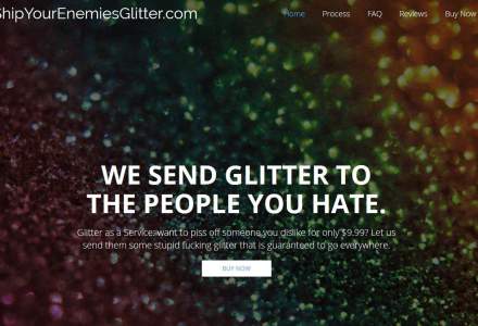 Site-ul Ship Your Enemies Glitter, vandut cu 85.000 $ la 10 zile de la lansare