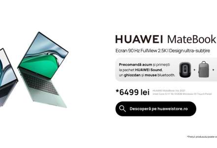 Huawei lansează noul laptop MateBook 14s, la prețul recomandat de 6.499 de lei