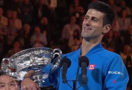 Novak Djokovici este pentru a cincea oara castigatorul turneului Australian Open