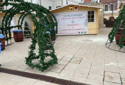Primăria Piatra-Neamţ a amenajat un centru de vaccinare COVID-19, la Târgul de Crăciun