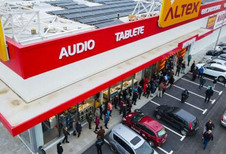 Ultimele trei magazine deschise de Altex au generat vânzări de 750.000 de euro în weekend-urile de lansare