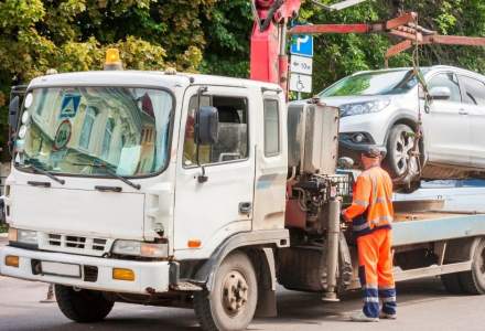 Proiect pentru ridicarea mai rapidă a mașinilor parcate neregulamentar în București