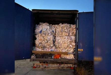 Peste 22 de tone de deşeuri din hârtie au fost oprite la P.T.F. Giurgiu