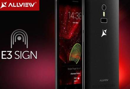Brasovenii de la Allview lanseaza E3 Sign, primul smartphone cu senzor de amprenta