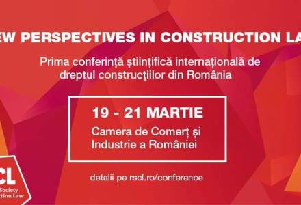 (P)Prima conferinta stiintifica internationala de dreptul constructiilor din Romania