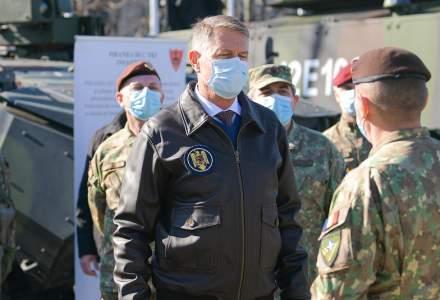 VIDEO| Iohannis și Jens Stoltenberg, secretarul NATO, au ajuns la Baza aeriană de la Kogălniceanu
