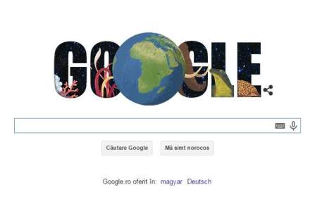 Google sarbatoreste Ziua Pamantului cu un logo special