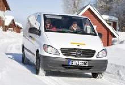 Mercedes-Benz Vito electric a fost testat la Cercul Polar