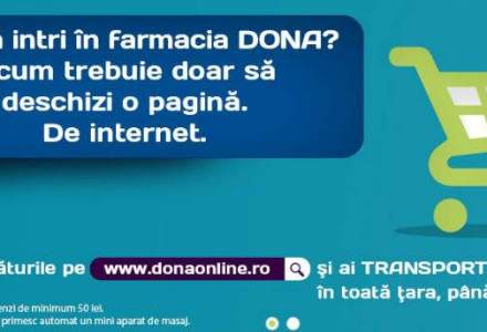Farmaciile DONA intra pe segmentul de vanzari online - investitie de 40.000 de euro