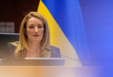 Președinta Parlamentului European, la Kiev: Vă vom ajuta să vă reconstruiţi oraşele şi satele când acest război ilegal va înceta