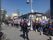 Protest BNS în Capitală:...