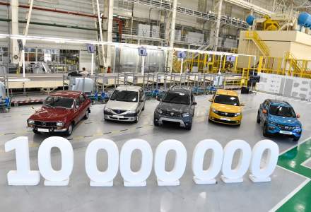 Dacia a atins pragul de zece milioane de mașini fabricate în cei 54 de ani de activitate