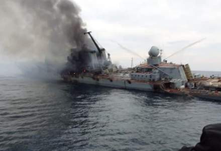 Rusia susține că în naufragiul crucişătorului Moskva a murit doar un marinar