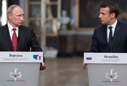 Putin îl felicită pe Macron pentru realegere și îi urează ”o sănătate bună”