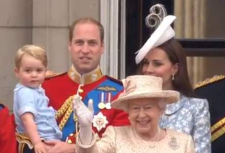 Aniversarea oficiala a Reginei Marii Britanii:Printul George, vedeta ceremoniei