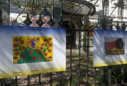 Capodopere ale artei din Ucraina distruse de ruși sunt prezentate la București