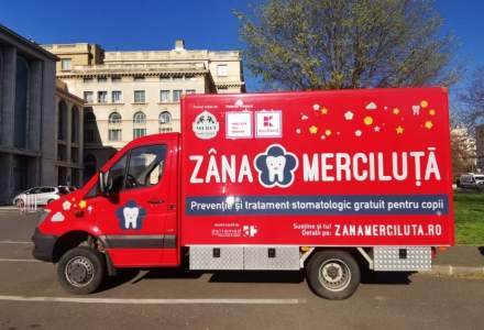 Cabinetul stomatologic școlar mobil al Asociației Merci Charity ajunge și în satele din Iași