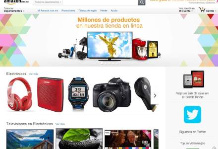 Gigantul Amazon spune "Hola!" mexicanilor dupa deschiderea primului magazin online din America Latina