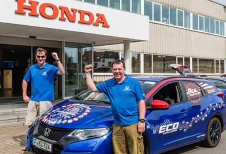 Honda intra in Cartea Recordurilor: consum de 2,82 l/100 km, trecand si prin Romania